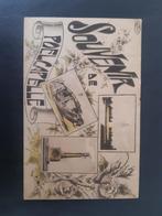 Postkaart tank wo1, Verzamelen, Ophalen of Verzenden