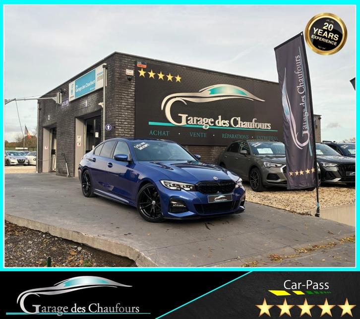 BMW 318 dA -! Pak M in! - CarPlay - Camera - JA 19' - EU6D, Auto's, BMW, Bedrijf, Te koop, 3 Reeks, ABS, Achteruitrijcamera, Adaptive Cruise Control