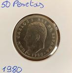 50 Peseta 1980 WK 1982 Juan Carlos, Ophalen of Verzenden