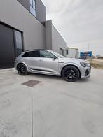 Audi E-TRON S met 503pk 95KWh full option en in nieuwstaat, Auto's, Audi, Automaat, Zwart, Leder, Elektrisch