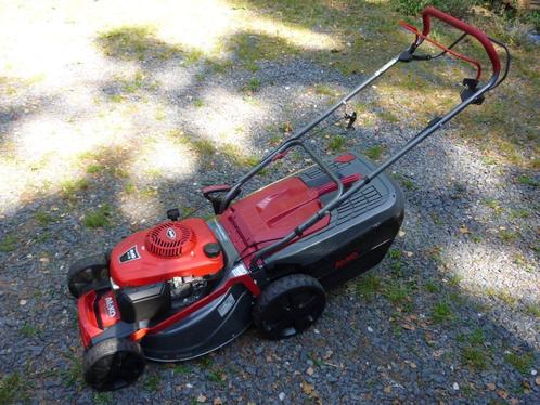 AL-KO Premium 470 SP-A grasmaaier, aangedreven, Tuin en Terras, Grasmaaiers, Gebruikt, Benzine-grasmaaier, 40 t/m 49 cm, Cirkelmaaier