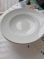 4 diepe porseleinen borden, Uni, Assiettes(s), Enlèvement, Utilisé