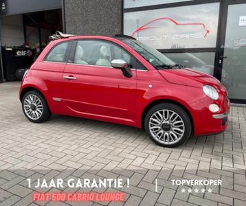 Fiat 500C 500 C 1.2 Lounge ** GARANTIE ** CABRIO ** KEURING beschikbaar voor biedingen