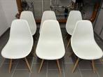 Set van 6 stoelen, Huis en Inrichting, Stoelen, Gebruikt, Wit, Vijf, Zes of meer stoelen, Moderne