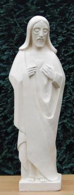 Statue de Jésus de style art déco par Hildebert Derre, haute, Antiquités & Art, Antiquités | Objets religieux, Enlèvement ou Envoi