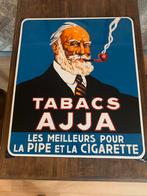 Tabacs Ajja emaille, Collections, Marques & Objets publicitaires, Comme neuf, Enlèvement ou Envoi