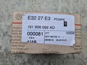 POMPE A ESSENCE NEUVE POUR VOLKSWAGEN CORRADO.  disponible aux enchères