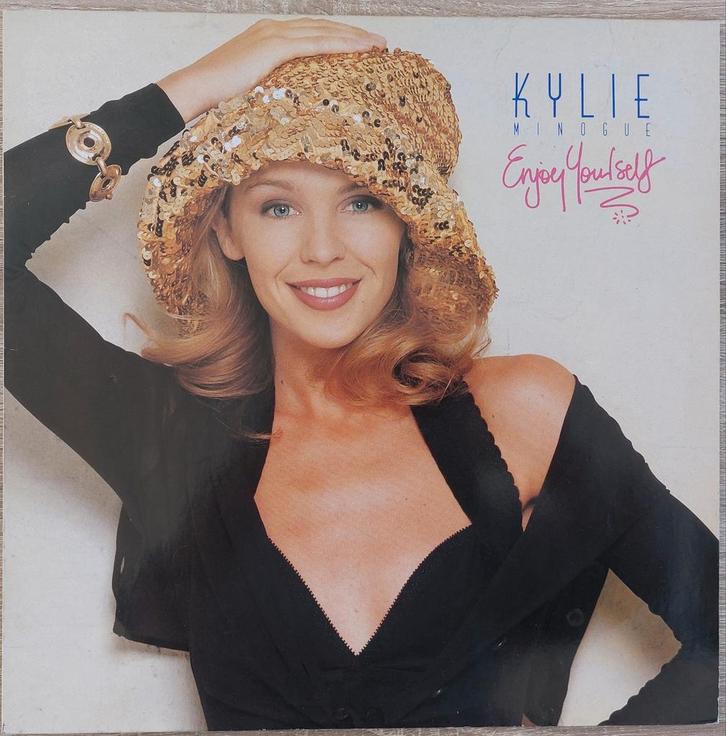 Vinyle 33T Kylie Minogue enjoy yourself année 1989, Cd's en Dvd's, Vinyl | Pop, Gebruikt, Ophalen of Verzenden
