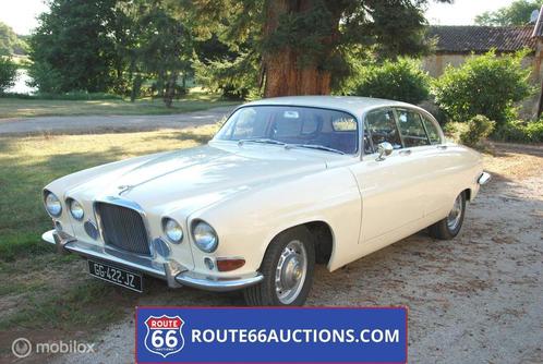 Jaguar MK X 1965 | Route 66 auctions, Auto's, Oldtimers, Bedrijf, Te koop, Jaguar, Benzine, Berline, 4 deurs, Handgeschakeld, Beige