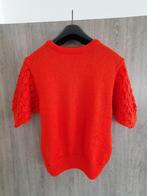 Pull orange tricoté main S, Vêtements | Femmes, Comme neuf, Taille 36 (S), Handgebreid, Enlèvement ou Envoi