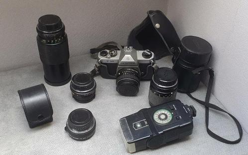 pentax K1000, Audio, Tv en Foto, Fotocamera's Analoog, Gebruikt, Spiegelreflex, Pentax, Ophalen of Verzenden