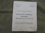 kort technisch gidsboekje van de browning cal 50 usarmy, Verzamelen, Ophalen of Verzenden, Landmacht, Boek of Tijdschrift