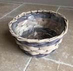 geweven houten mand, Ophalen, Zo goed als nieuw, Hout, Mand