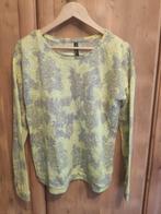 Gele trui met bloemen Jean Pascale Medium, Ophalen