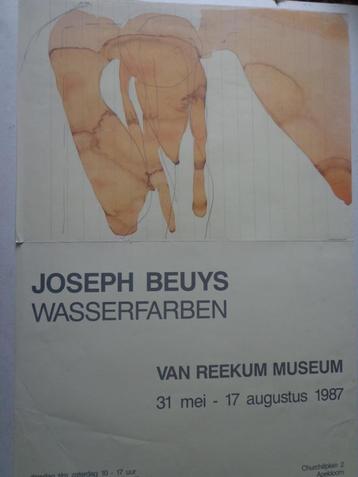 grote affiche Joseph Beuys Wasserfarben Van Reekum Museum 19