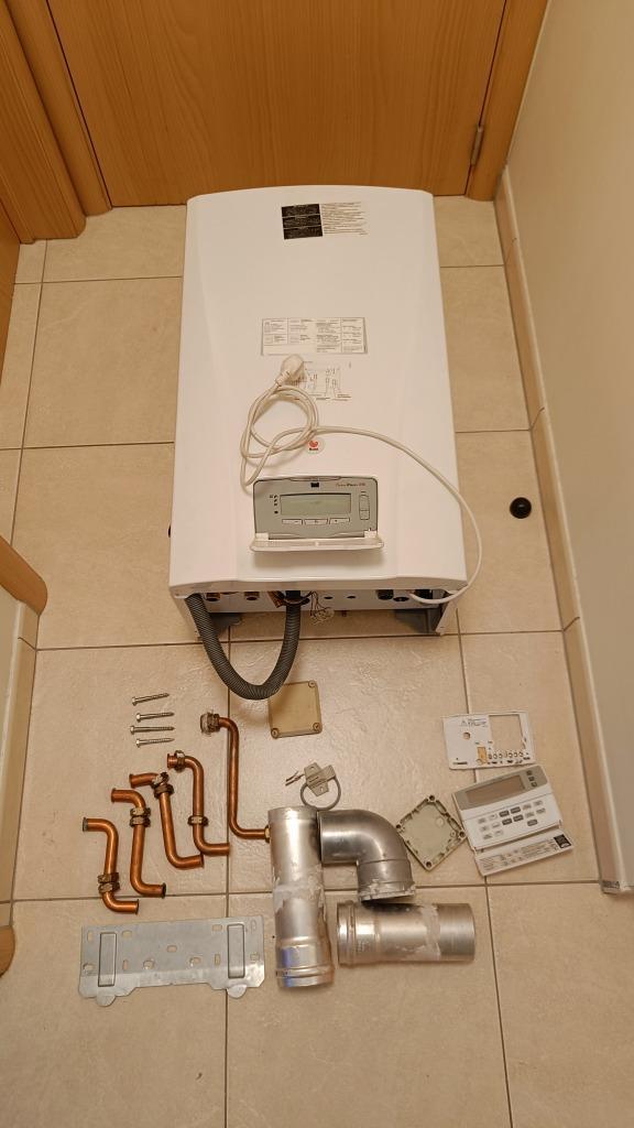 Condenserende gasketel Bulex, Doe-het-zelf en Bouw, Chauffageketels en Boilers, Gebruikt, Boiler, Aardgas, Minder dan 20 liter