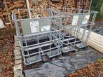 2 ibc containers met plastiek pallet, Ophalen