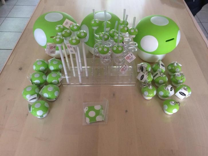 Paddenstoel pitou limoengroen van Bb collectie UITVERKOOP, Kinderen en Baby's, Kraamcadeaus en Geboorteborden, Nieuw, Kraamcadeau