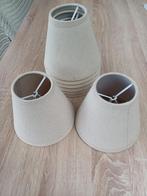 8 lampenkappen - kleur beige (of apart verkocht), Beige, Rond, Ophalen of Verzenden, Zo goed als nieuw