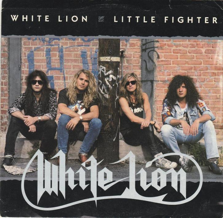 45T: White Lion: Little fighter   Heavy Metal   Import, Cd's en Dvd's, Vinyl | Overige Vinyl, Gebruikt, Overige formaten, Ophalen of Verzenden