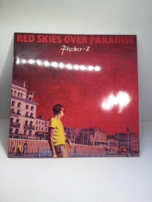 LP - Fischer - Z - red Skies Over Paradise ( Vinyl ), Cd's en Dvd's, Vinyl | Rock, Zo goed als nieuw, Poprock, 12 inch, Ophalen of Verzenden