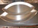 Inox plateau's, Huis en Inrichting, Keuken | Servies, Ophalen of Verzenden, Gebruikt, Schaal of Schalen
