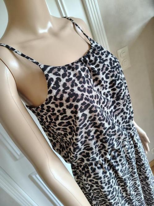 Lange luipaard jurk kleed van only, Kleding | Dames, Jurken, Maat 34 (XS) of kleiner, Verzenden