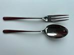 Serveervork en serveerlepel Alessi, Ophalen, Zo goed als nieuw, Inox of Chroom, Bestekset