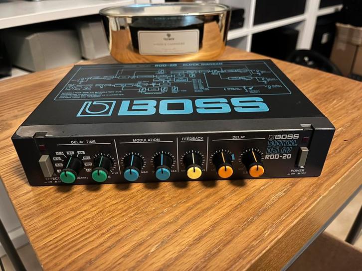 Boss RDD-20 Digital Delay Micro Rack Guitar Effects Unit, Muziek en Instrumenten, Effecten, Gebruikt, Delay of Echo, Ophalen of Verzenden