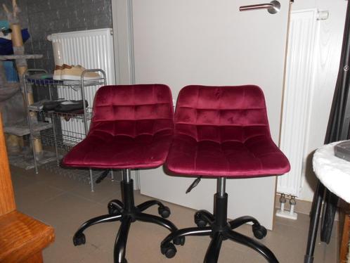 2 eetkamerstoelen, Huis en Inrichting, Stoelen, Nieuw, Twee, Kunststof, Metaal, Stof, Ophalen