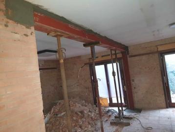 Afbrek werken.Poutrel plaatsen.0466445657Gabriel beschikbaar voor biedingen