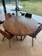 Eettafelset met 6 stoelen, Ophalen, Gebruikt, Rond, Vijf personen of meer