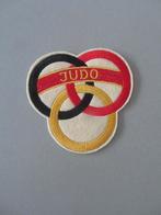 oud embleem patch Judo Belgie Olympische ringen ?, Sport en Fitness, Ophalen of Verzenden, Zo goed als nieuw, Judo, Vechtsportkleding