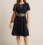 Mooie jurk van Marc Cain maat 38/40, Maat 38/40 (M), Blauw, Ophalen of Verzenden, Knielengte