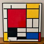 Lego MOC eerbetoon Piet Mondriaan 78x78cm! Exclusief, Ophalen of Verzenden, Zo goed als nieuw, Losse stenen, Lego