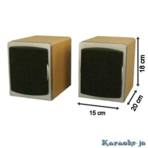 MT-LOGIC Stereo Luidsprekerset 5 inch 2-weg 2 x 20 Watt, Audio, Tv en Foto, Luidsprekerboxen, Nieuw, Front, Rear of Stereo speakers