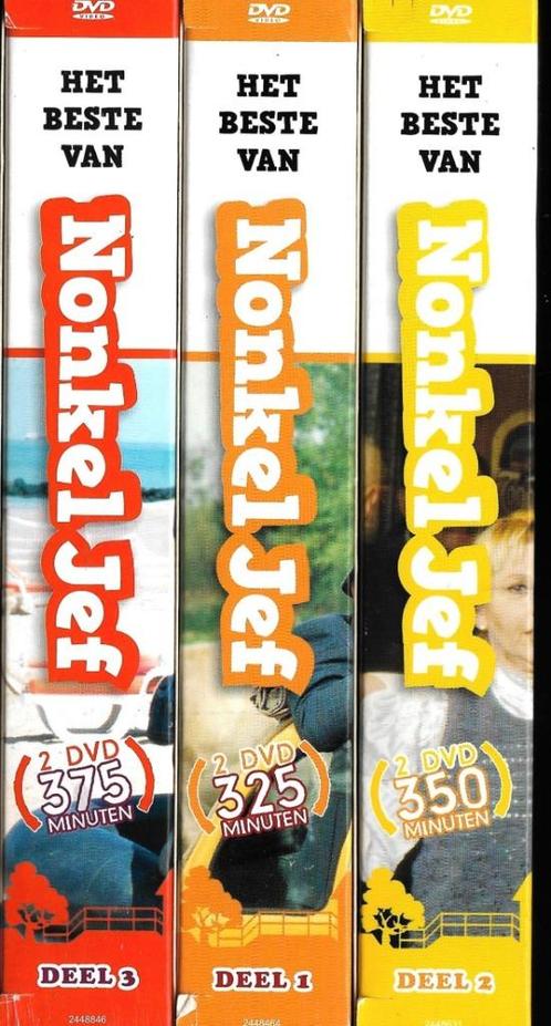 Nonkel Jef 1, 2 En 3, Cd's en Dvd's, Dvd's | Nederlandstalig, Zo goed als nieuw, Komedie, Boxset, Verzenden
