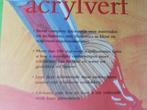 Acrylverf, handboek voor de beginnende en gevorderde kunsten, Hobby en Vrije tijd, Nieuw, Boek acrylverf, Stap-voor-stap acrylverven