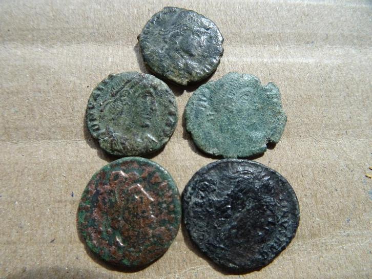 Bodemvondst collectie Romeinse munten 700v-400n Christus, Postzegels en Munten, Munten | Europa | Niet-Euromunten, Setje, Overige landen
