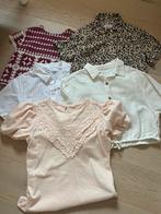 Pakket 5 meisjes tops/bloesjes voor lente-zomer maat 134-140, Kinderen en Baby's, Ophalen, Zo goed als nieuw, Maat 134
