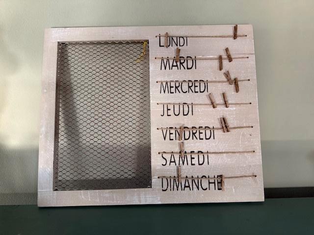 WEEKPLANNER - hout, Huis en Inrichting, Woonaccessoires | Memoborden, Nieuw, Overige typen, Ophalen