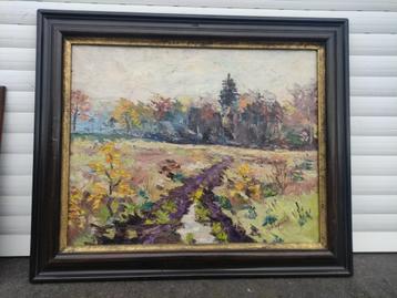 Huile sur toile paysage ardennais signe Dupont beschikbaar voor biedingen