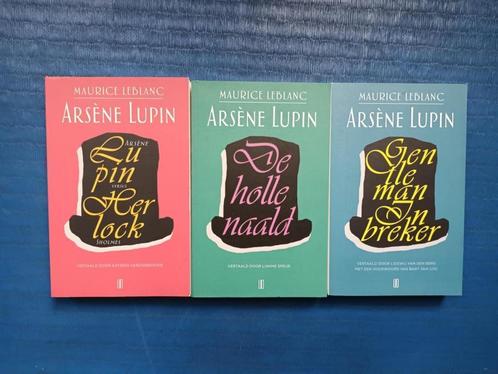 Arsène Lupin - 3 boeken - Nederlands, Boeken, Detectives, Zo goed als nieuw, Ophalen of Verzenden