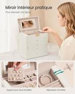 Boîte à bijoux | Blanc crème | LIVRAISON GRATUITE, Neuf, -, SONGMICS, -