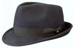 stetson elkader trilby hoed medium (56-57) zwart, Stetson, Hoed, Nieuw, Ophalen of Verzenden