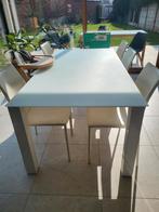Eettafel, Huis en Inrichting, Tafels | Eettafels, Ophalen, Glas