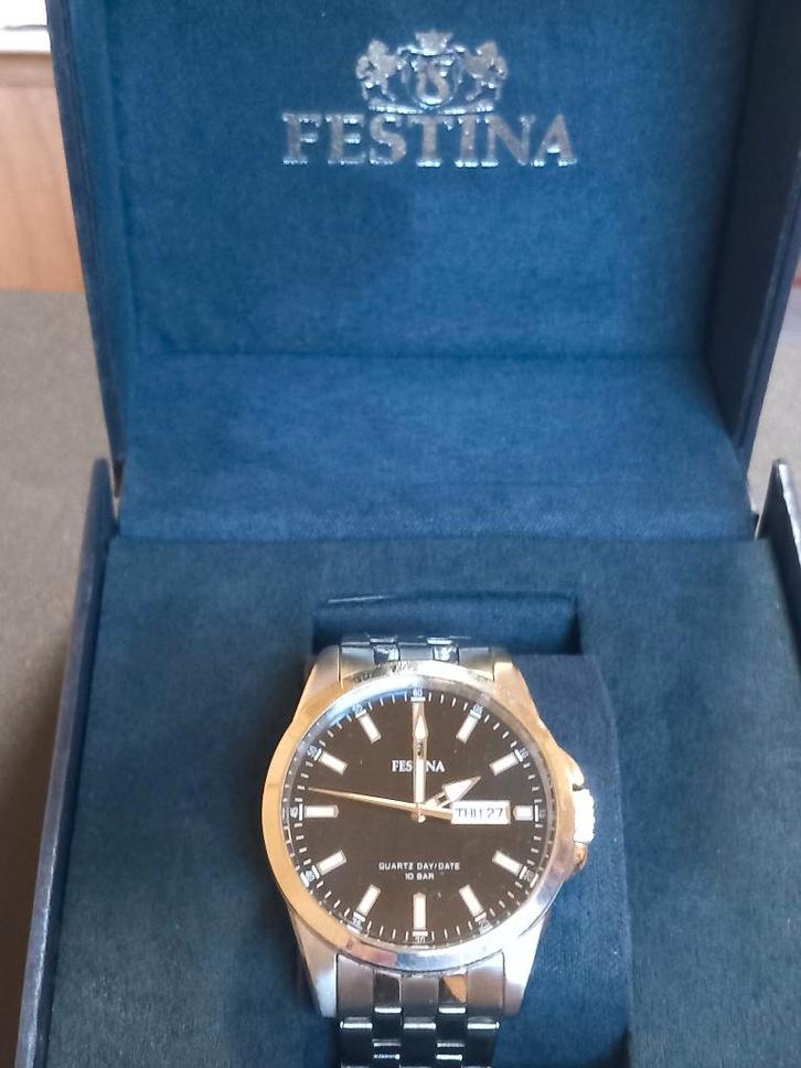 Montre homme festina, Bijoux, Sacs & Beauté, Montres | Hommes, Comme neuf, Montre-bracelet, Autres marques, Acier, Acier, Envoi