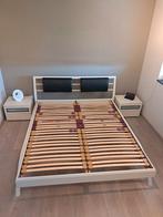 Bedkader, lattenbodem 160x200cm bed, Huis en Inrichting, Slaapkamer | Bedden, Ophalen, Beige