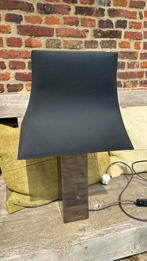 Staande lamp koper zwarte kap, Modern, Gebruikt, Metaal, 50 tot 75 cm