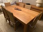 Eetkamer massief eik, Huis en Inrichting, Ophalen, Gebruikt